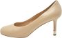 Chanel Vintage Pre-owned Leather heels Beige Dames - Thumbnail 1