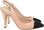 Chanel Vintage Pre-owned Leather heels Beige Dames - Thumbnail 1
