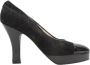 Chanel Vintage Pre-owned Leather heels Black Dames - Thumbnail 1