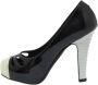Chanel Vintage Pre-owned Leather heels Black Dames - Thumbnail 1