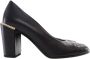 Chanel Vintage Pre-owned Leather heels Black Dames - Thumbnail 1