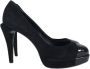 Chanel Vintage Pre-owned Leather heels Black Dames - Thumbnail 1