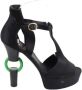 Chanel Vintage Pre-owned Leather heels Black Dames - Thumbnail 1