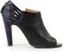 Chanel Vintage Pre-owned Leather heels Blue Dames - Thumbnail 1