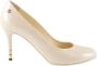 Chanel Vintage Pre-owned Leather heels White Dames - Thumbnail 1