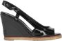 Chanel Vintage Pre-owned Leather sandals Black Dames - Thumbnail 1