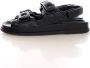 Chanel Vintage Pre-owned Leather sandals Black Dames - Thumbnail 1