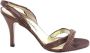 Chanel Vintage Pre-owned Leather sandals Brown Dames - Thumbnail 1