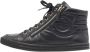 Chanel Vintage Pre-owned Leather sneakers Black Dames - Thumbnail 1