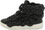 Chanel Vintage Pre-owned Leather sneakers Black Dames - Thumbnail 1
