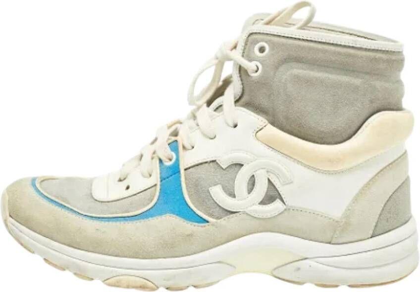 Chanel Vintage Pre-owned Leather sneakers Multicolor Dames