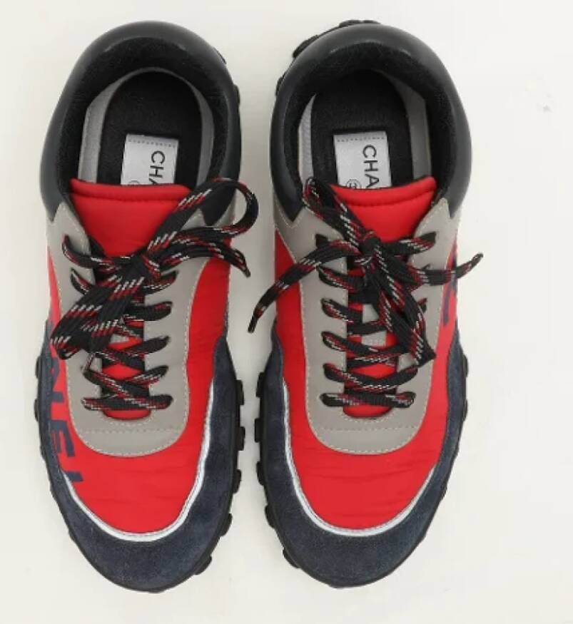 Chanel Vintage Pre-owned Leather sneakers Multicolor Dames