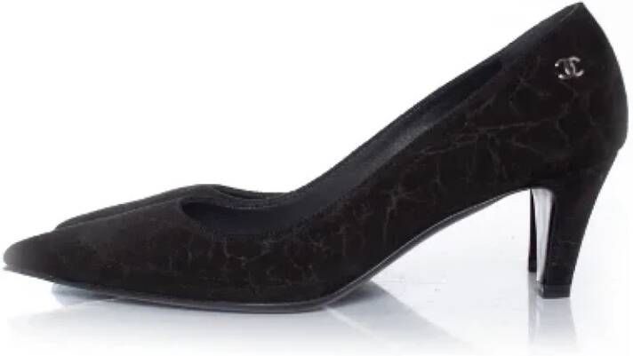 Chanel Vintage Pre-owned Pumps Black Dames