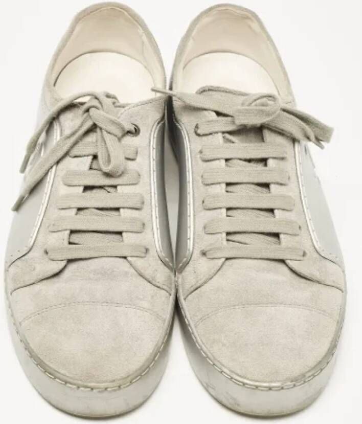 Chanel Vintage Pre-owned Rubber sneakers Gray Dames