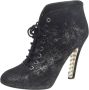Chanel Vintage Pre-owned Suede boots Black Dames - Thumbnail 1