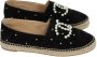 Chanel Vintage Pre-owned Suede espadrilles Black Dames - Thumbnail 1