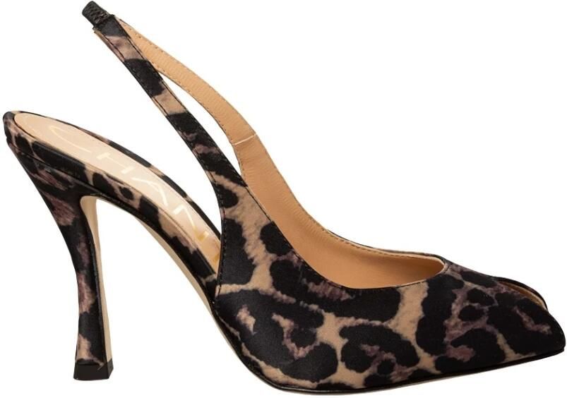 Chantal 1962 Slingback Sandalen van Satijn