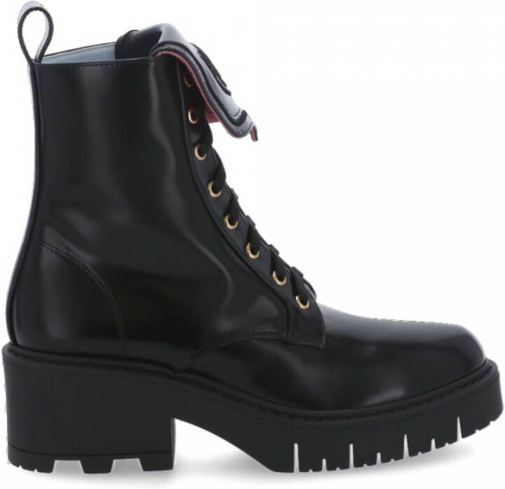 Chiara Ferragni Collection Lace-up Boots Zwart Dames