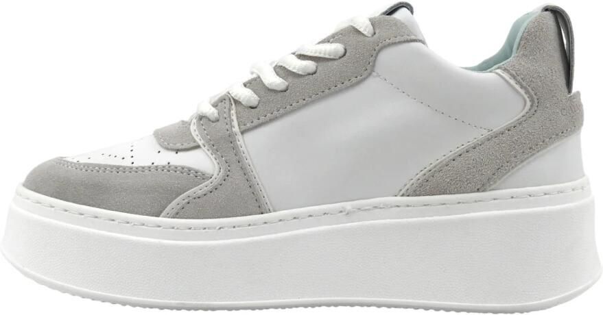 Chiara Ferragni Collection Witte Leren Ice Suède Sneakers Multicolor Dames - Foto 2
