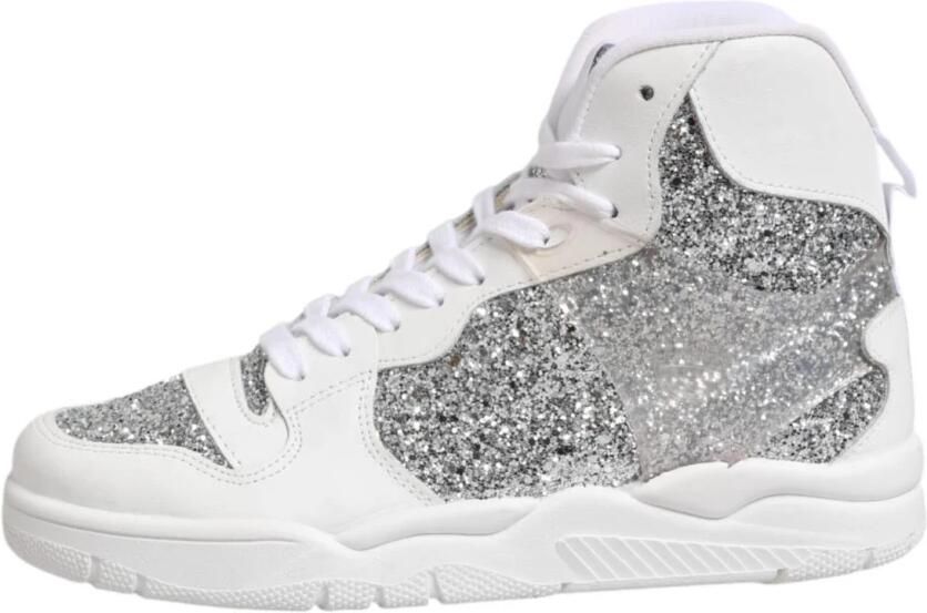 Chiara Ferragni Collection Logo Detail Hoge Top Leren Sneakers