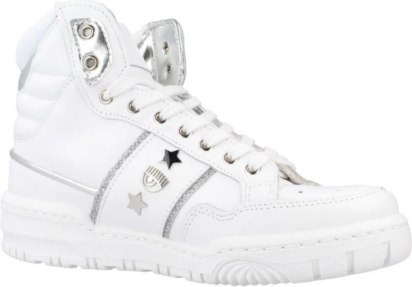 Chiara Ferragni Sneakers SNE CF1 HIGH WHITE LEATH - Foto 2