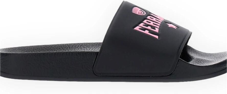 Chiara Ferragni Collection Stretch Slides Zwart Dames