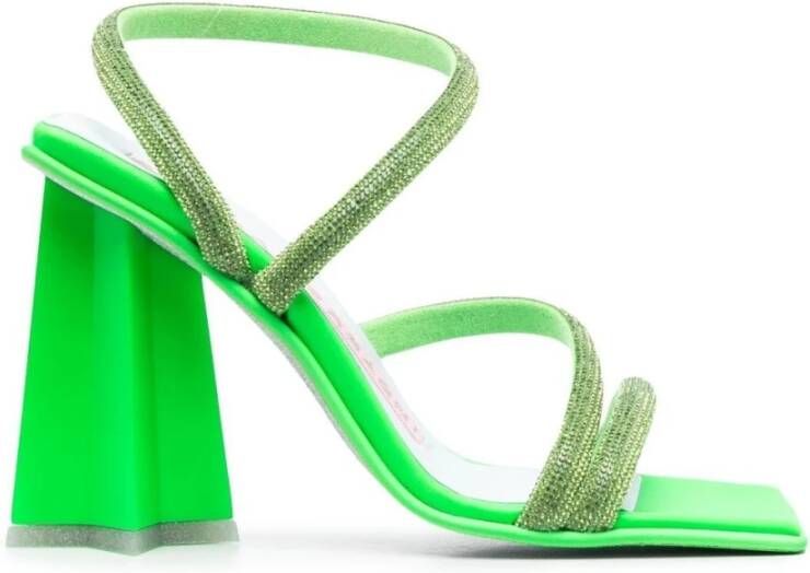 Chiara Ferragni Collection Bright Green Star Heel Green Dames