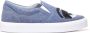 Chiara Ferragni Collection Denim Slip-On Sneakers Blue Dames - Thumbnail 1