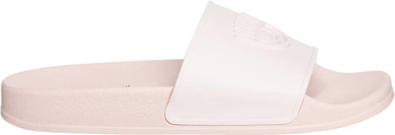 Chiara Ferragni Collection Logo Slider Sandalen Pink Dames