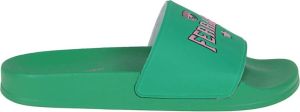 Chiara Ferragni Collection Flat Sandals Groen Dames