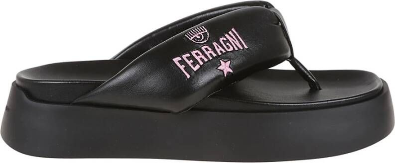 Chiara Ferragni Collection Flip Flops Zwart Dames