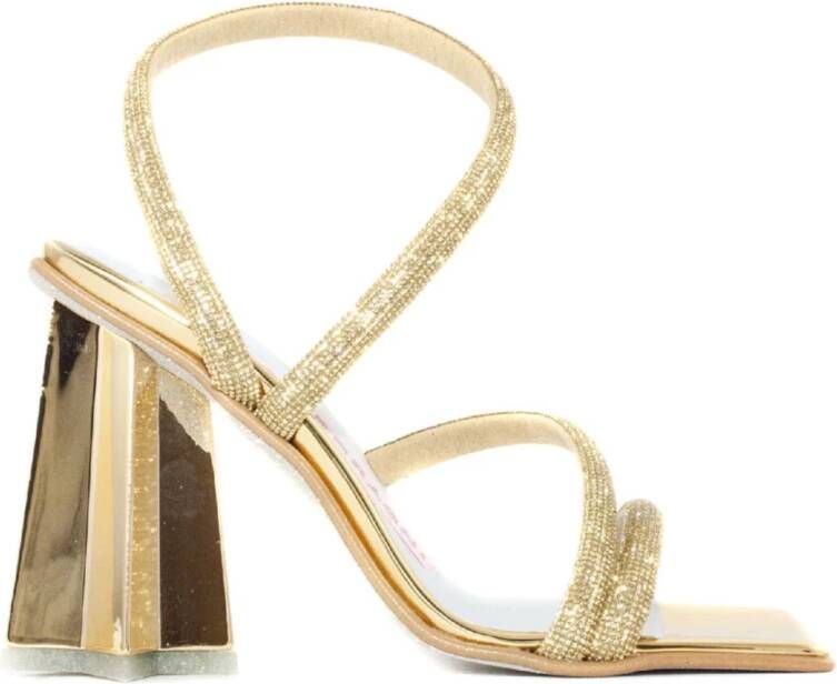 Chiara Ferragni Collection High Heel Sandals Geel Dames