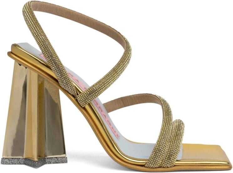 Chiara Ferragni Collection Star Heel Strass Sandalen Green Dames - Foto 3
