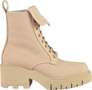 Chiara Ferragni Collection Lace-up boots Beige Dames