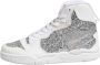 Chiara Ferragni Collection Logo Detail Hoge Top Leren Sneakers - Thumbnail 1