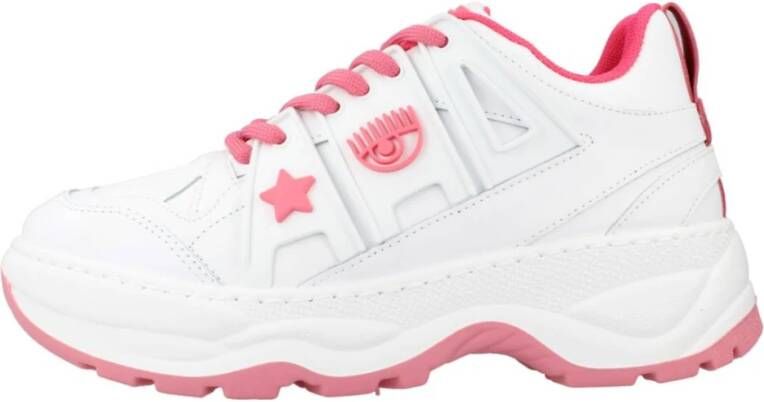 Chiara Ferragni Collection Mode Veterschoenen White Dames