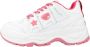 Chiara Ferragni Collection Eyefly Wit Roze Leren Sneaker White Dames - Thumbnail 2