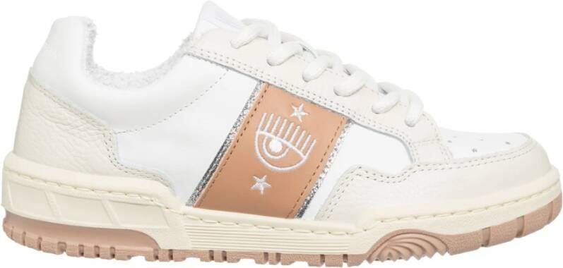 Chiara Ferragni Collection Multicolor Cf-1 Sneakers White Dames