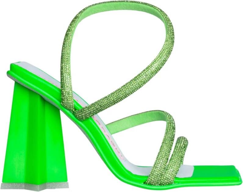 Chiara Ferragni Collection Sandalen met hoge hakken Groen Dames