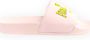 Chiara Ferragni Collection Roze Sliders met Gele Tekst Pink Dames - Thumbnail 4