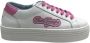 Chiara Ferragni Collection Wit Roze Lage Top Sneakers - Thumbnail 1