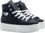 Chiara Ferragni high leather sneakers Collection Zwart Dames - Thumbnail 3