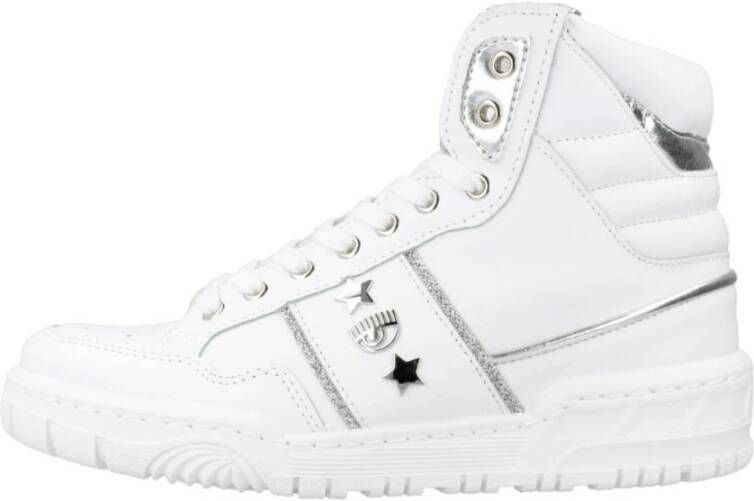 Chiara Ferragni Collection Stijlvolle Vetersneakers White Dames