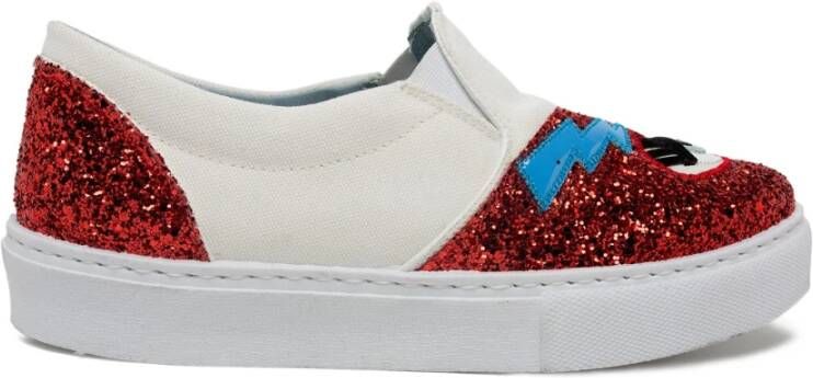 Chiara Ferragni Collection WitRood Slip-On Schoenen Multicolor Dames