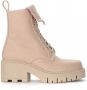 Chiara Ferragni Collection Geborduurde Denim Bootie Beige Dames - Thumbnail 4
