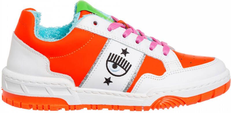 Chiara Ferragni womens leather sneakers Cf 1 Collection Oranje Dames - Foto 3