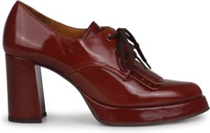 Chie Mihara 85mm Veterschoenen van leer met franjes Bruin Dames