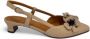 Chie Mihara Beige Lage Sandalen met 3D Bloem - Thumbnail 1