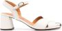 Chie Mihara Beige Leren Blokhak Sandalen White Dames - Thumbnail 1