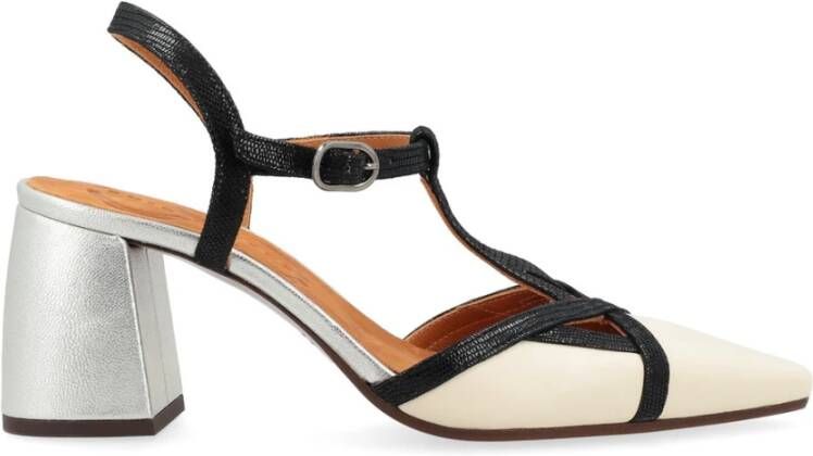 Chie Mihara Beige leren hoge hak sandaal Acatia